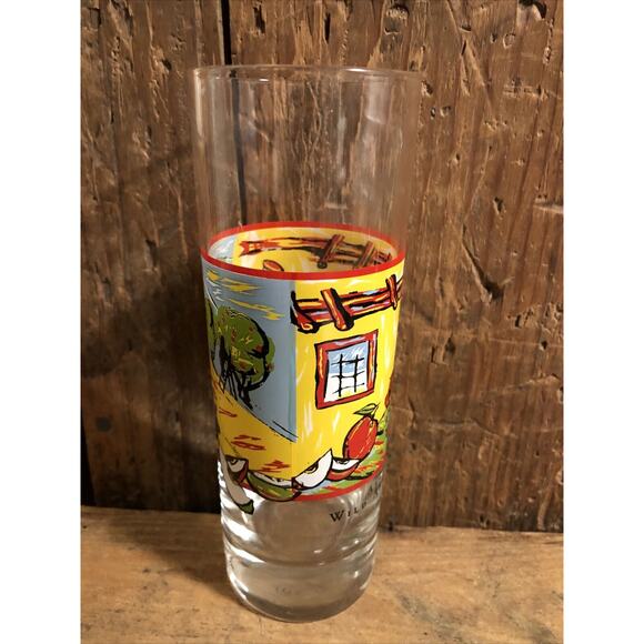 Tall Bourbon Drinking Glass Wild Appel Glass by Vincent Van Gogh Spirits Barware - Picture 5 of 6